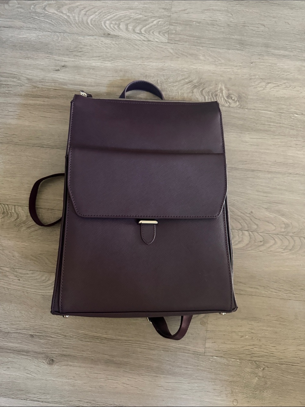 Samsonite Plum Leather Backpack